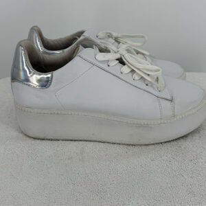 Ash Cult White Leather Platform Sneakers Women’s Size 40